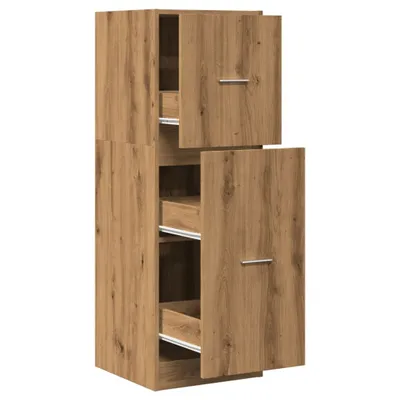 Produktbild von vidaXL Apothekerschrank Artisan-Eiche 40x41x118 cm Holzwerkstoff