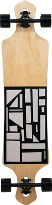 Produktbild von MOREBOARDS Blockchain41,25 Longboard Complete Natural .