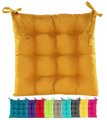 Produktbild von JACK Outdoor 38x38cm Sitzkissen Auflage Wasserfest Sitzkissen Garten Auflage Gold