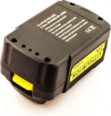 Produktbild von Akku passend für Stanley FMC 688L, Li-Ion, 20V, 4000mAh, 80Wh