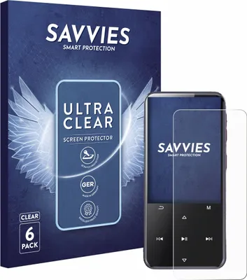 Produktbild von 6x Für AGPtek M3 Schutzfolie Savvies Displayschutz Display Schutz Folie Klar Transparent