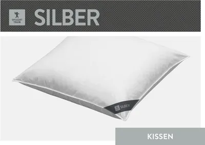 Produktbild von Spessarttraum Kissen 3-Kammerkissen Silber 80 x 80 cm
