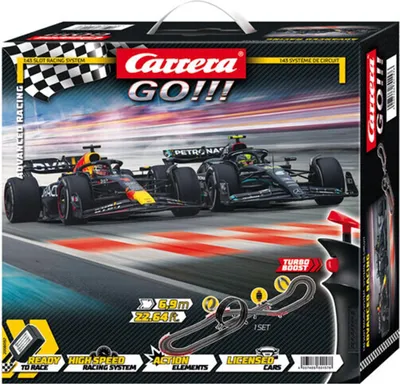 Produktbild von Carrera GO!!! Advanced Racing Rennbahn - FORMEL 1 - Red Bull RB19 - Mercedes AMG