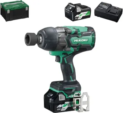 Immagine prodotto di Hikoki 36V Avvitatore a impulsi Wr36Dg Wrz 1/2" 1400Nm 2 X 2.5Ah