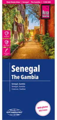 Immagine prodotto di Mappa Reise Know-How del Senegal e del Gambia (1:550.000)
