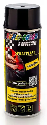 Produktbild von Motip Gummi-Folien-Spray Sprayplast Schwarz 400 ml Glanz