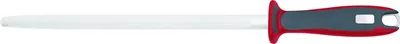 Produktbild von Giesser Messer Abziehstahl Wetzstahl Messerschärfer Form oval - 31 cm Rot