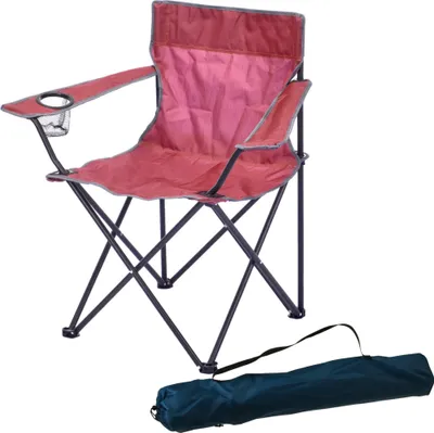 Produktbild von 1x Strandstuhl Beere faltbar einzeln oder im Doppelpack mit Getränkehalter Faltstuhl Sonnenstuhl Campingstuhl Klappstuhl Anglerstuhl Gartenstuhl