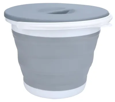 Produktbild von Tragbarer, faltbarer Wasserbehälter, zusammenklappbarer Eimer für Autowäsche, Angeln, Reisen, Outdoor-Camping