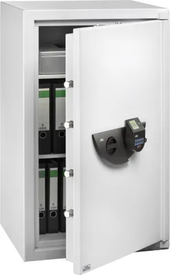 Produktbild von BURG WÄCHTER Sicherheitsschrank WS Office 804 E FP Sicherheitsstufe B nach VDMA 24992 lichtgrau 64,1 x 55,4 x 109,6 cm