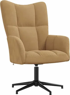 Obrázek produktu pro Relaxační křeslo hnědé samet