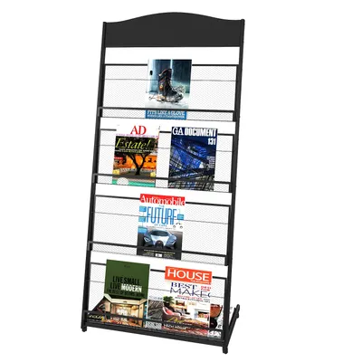 Produktbild von BPT Prospekthalter Prospektständer Zeitungsständer Literaturhalter Anzeige Schrägsteller, Buchständer