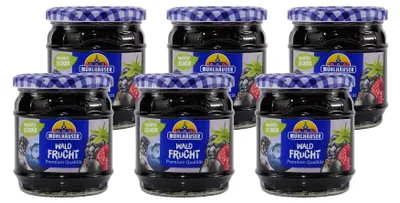 Produktbild von Mühlhäuser Waldfrucht Konfitüre (8 x 0,45 Kg)