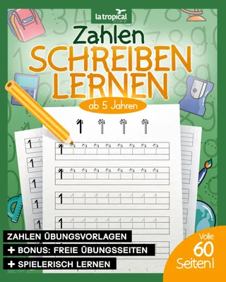 Produktbild von Zahlen schreiben lernen ab 5 Jahren