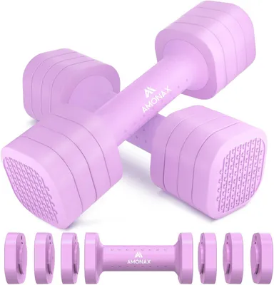 Zdjęcie produktu dla Zestaw hantli, hantle 4-w-1 1 kg do 2.5 kg, do treningu siłowego w domu