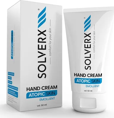 Obrázek produktu pro Regenerační krém Solverx pro atopickou pokožku rukou - 50 ml