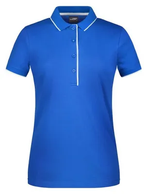 Produktbild von James and Nicholson - Poloshirt für Damen LT2630 (M) (Königsblau/Weiß)