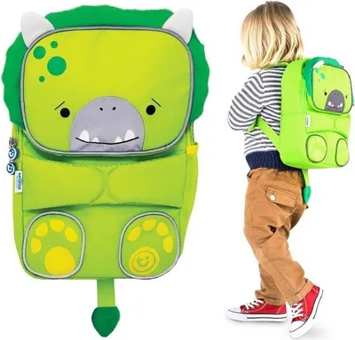 Zdjęcie produktu dla Plecak Toddlepak Trunki Dinozaur Dudley - Zielony