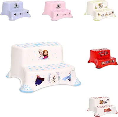 Produktbild von Lorelli Kinder Badhocker, zweistufig, Tritthocker, Gummi-Noppen, rutschfest wei