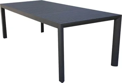 Immagine prodotto di Milani Home - tavolo da giardino allungabile, alluminio, 10 posti, antracite, piano 225/300 x 70 cm