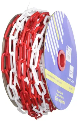 Signalkette 6 mm, 25 m, mehrfarbig, PVC