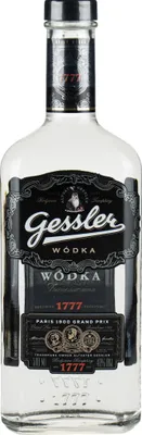 Produktbild von Wodka Gessler 500 ml | Vodka |500 ml | 40% Alkohol | Gessler | Geschenkidee | 18+
