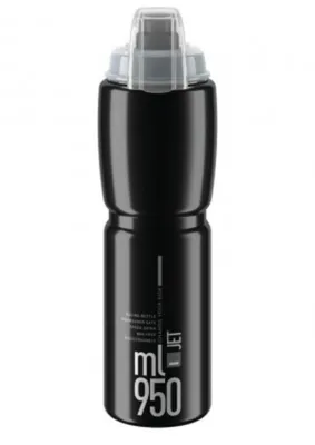 Produktbild von Elite Trinkflasche JET Plus schwarz/graue Graphik 950 ml