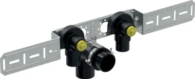 Productafbeelding van Geberit GE Mepla verbindingsbocht, voorgemonteerd, dubbel, d20 x Rp1/2, AD 15,3 cm, set, 1 stuk.