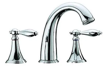 Produktbild von Design Wasserhahn aus verchromtem Messing – hochwertige Badewannenarmatur