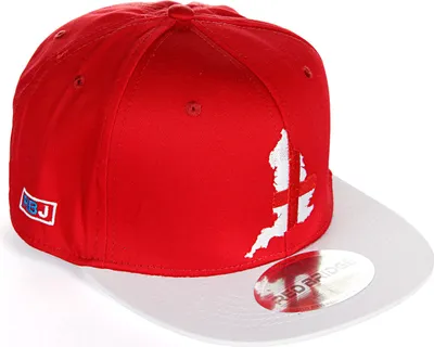 Produktbild von Red Bridge Uni England Cap Snapback Bestickt Rot One Size