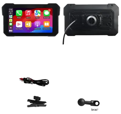 Image de GPS pour moto, CarPlay sans fil, étanche IPX7, M350
