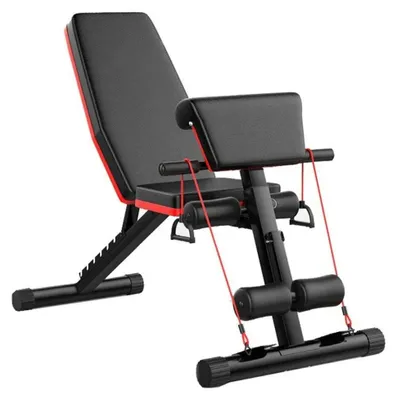Image de Fitnessbank – Banc d'entraînement abdominal réglable et multifonctionnel pour la musculation et l'entraînement à domicile