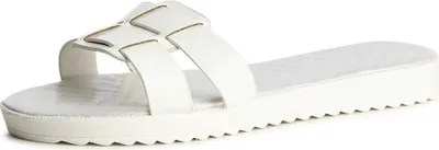 Produktbild von topschuhe24 850 Damen Plateau Sandalen Pantoletten, Farbe:Weiß, Größe:38 EU