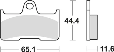 Produktbild von TRW Bremsbeläge MCB 756 Bremsbelag MCB 756 SI aus Sintermetall