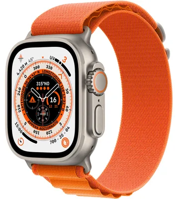 Produktbild von Apple Watch Ultra 4G 49mm Titan/Alpine orange M
