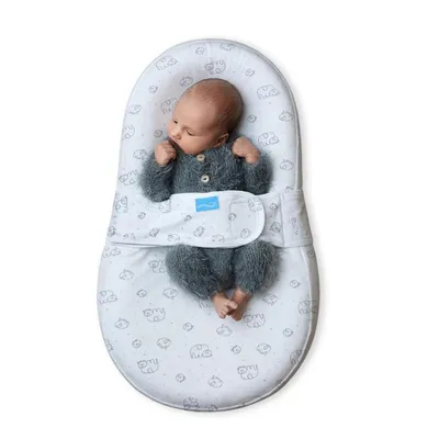 Produktbild von BabyCocoon | Babynest | Bezug aus 100% Baumwolle |  Elefant