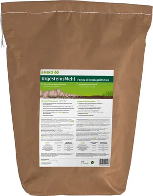 Produktbild von Emiko UrgesteinsMehl 5kg feines Gesteinsmehl optimale Nährstoffverfügbarkeit für Pflanzen