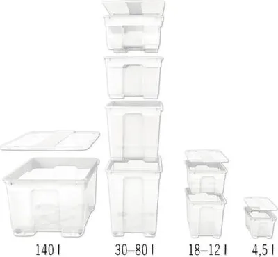 Produktbild von Deckel für Aufbewahrungsbox Cargo Point XS-S transparent  Germany