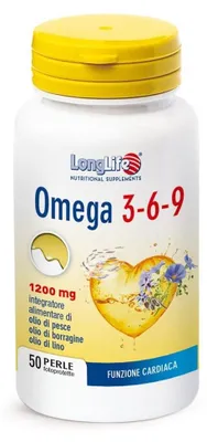 Immagine prodotto di Longlife Omega 3-6-9 50 Perle Fotoprotette