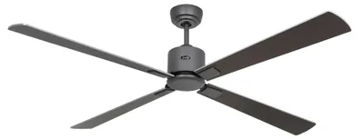 Produktbild von Energiespar Deckenventilator mit Fernbedienung Eco Neo III WiFi 152 cm Basaltgrau Flügel Wenge / Silbergrau