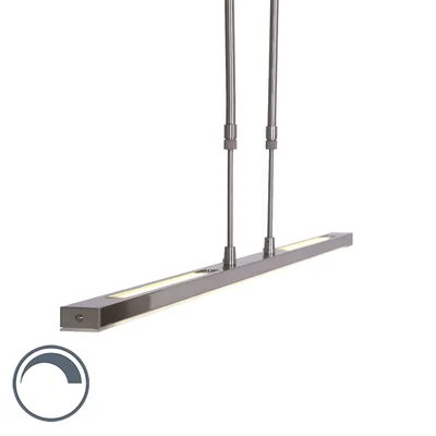 Produktbild von Steinhauer Pendelleuchte Zelena LED 3-flammig Silber Matt 122x8cm