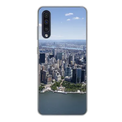 Produktbild von MuchoWow® Handyhülle Schutzhülle Hülle für Samsung Galaxy A50 New York - USA - Skyline Silikon Softcase Handy Hülle - Mobiltelefonhülle