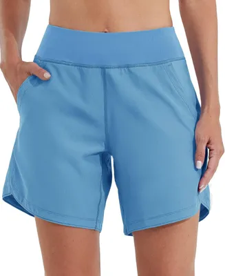 Productafbeelding van Damen zwemshorts met hoge taille en UPF50+ bescherming
