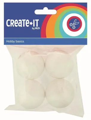 Produktbild von Erstellen Sie Styroporkugeln 4,5 cm, 4 Stück