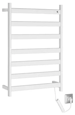 Zdjęcie produktu dla Sapho ELIAS Elektryczny suszarka do ręczników 490 x 730 x 110 mm, 105 W, biały matowy