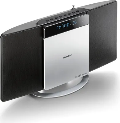Produktbild von Karcher MC 6580D Kompaktanlage (DAB+ Radio, CD Player, Bluetooth, MP3-Wiedergabe via USB) schwarz