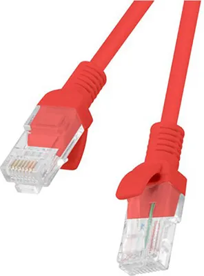 Obrázok produktu pre Lanberg PCU6-20CC-0050-R, 0,5 m, Cat6, U/UTP (UTP), RJ-45, RJ-45, Červená