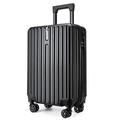Imagen del producto de Maleta de viaje robusta de 20 pulgadas con ruedas giratorias de 360° y candado con combinación numérica, ideal para viajar con estilo, color