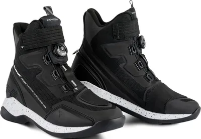 Produktbild von SHIMA Takeshi Motorrad Stiefel, schwarz/weiß, 43
