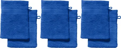 Produktbild von REDBEST Waschhandschuh Chicago" 6er-Pack royalblau 15x21 cm"